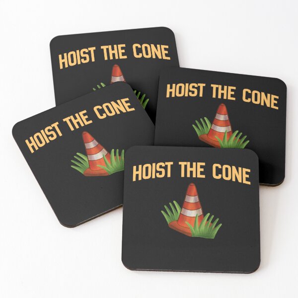Item preview, Hoist the Cone Funny Baseball Meme Retro Sports Style designed and sold by axiksa10.
