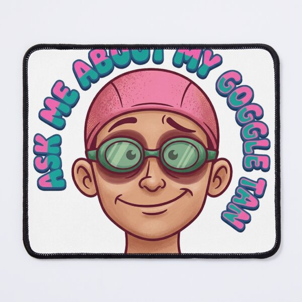 Item preview, Swim Team Goggle Tan designed and sold by SalloochyArt.
