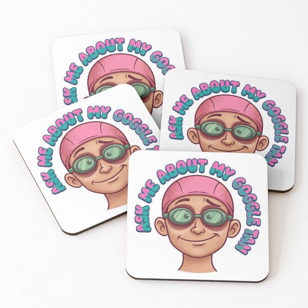 Item preview, Swim Team Goggle Tan designed and sold by SalloochyArt.