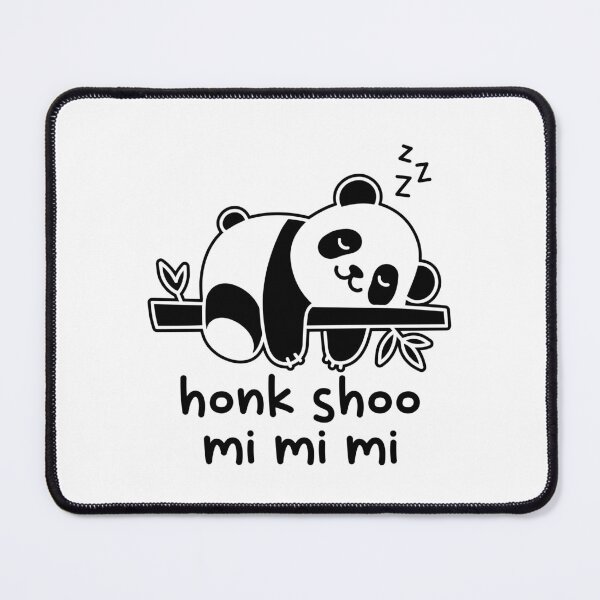 Artikelvorschau, Honk Shoo Mi Mi Mi Lustiger schlafender fauler Panda entworfen und verkauft von gunaone-design.