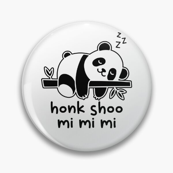 Item preview, Honk Shoo Mi Mi Mi Funny Sleeping Lazy Panda designed and sold by gunaone-design.
