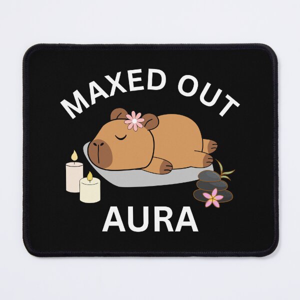 Item preview, Maxed Out Aura - Sleepy Capybara Cute Animal Aura Energy designed and sold by Got2BSnazzy.