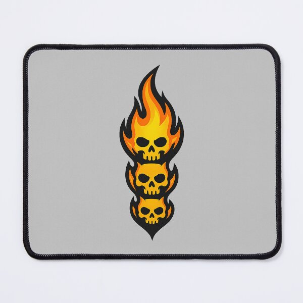 Item preview, Skull Totem — Flame Logo designed and sold by DreamMachine69.