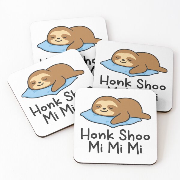 Item preview, Honk Shoo Mi Mi Mi Funny Sloth designed and sold by gunaone-design.