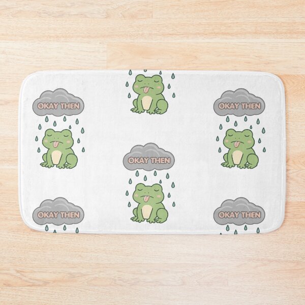 Item preview, Okay Then - Cute Frog Meme Accepting Life Rain designed and sold by tellia-kallisto.