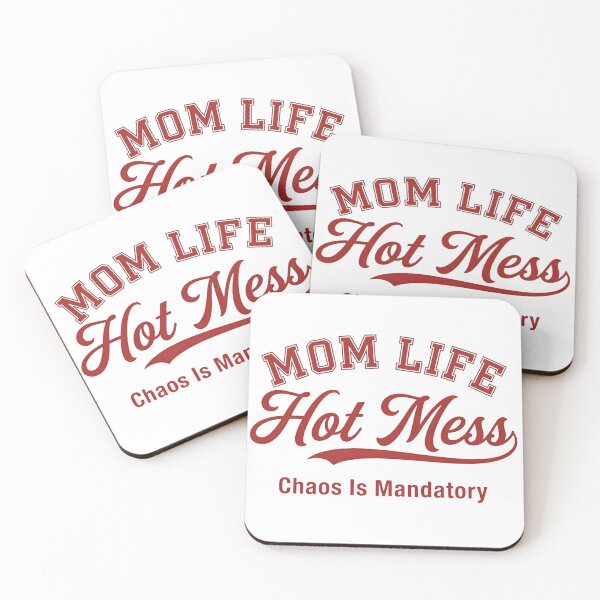 Item preview, Mom Life Hot Mess Chaos Is Mandatory Funny Motherhood designed and sold by VGAfanatic.