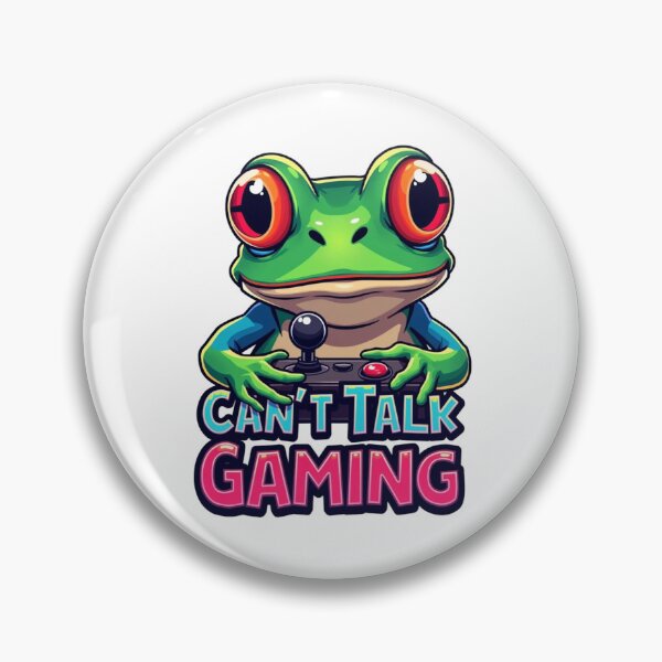 Item preview, Funny Gamer Frog Shirt – Can’t Talk Gaming T-Shirt Cute Gaming Design designed and sold by TS68.