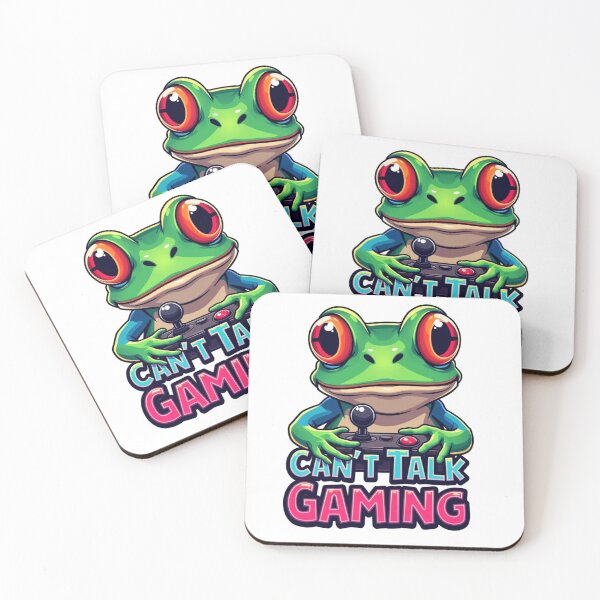 Item preview, Funny Gamer Frog Shirt – Can’t Talk Gaming T-Shirt Cute Gaming Design designed and sold by TS68.