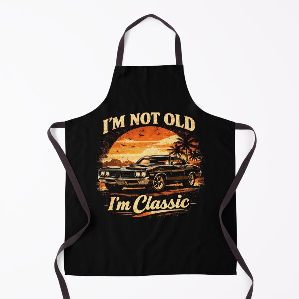 Item preview, I’m Not Old I’m Classic Vintage Muscle Car Illustration designed and sold by Kladhadredo.
