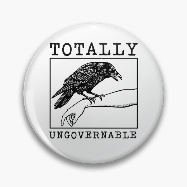 Item preview, Totally Ungovernable Crow Funny Dark Humor Attitude designed and sold by gunaone-design.