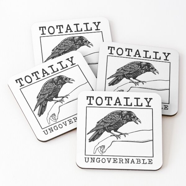 Item preview, Totally Ungovernable Crow Funny Dark Humor Attitude designed and sold by gunaone-design.
