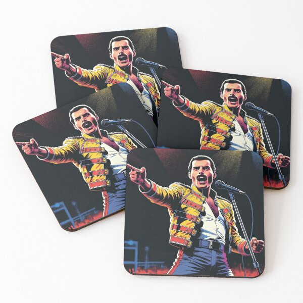 Item preview, Freddie Mercury Comic HQ Stage Power Neon Rock Legend designed and sold by SHOCAMPOS DESIGNS .