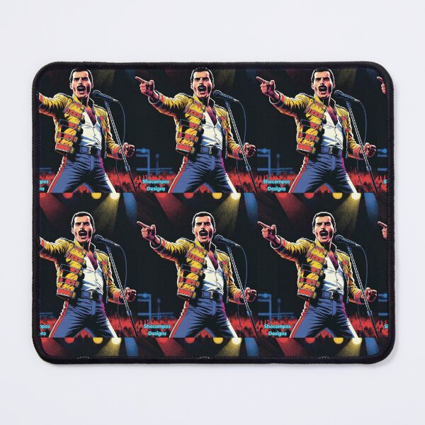 Item preview, Freddie Mercury Comic HQ Stage Power Neon Rock Legend designed and sold by SHOCAMPOS DESIGNS .