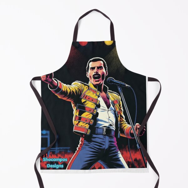 Item preview, Freddie Mercury Comic HQ Stage Power Neon Rock Legend designed and sold by SHOCAMPOS DESIGNS .