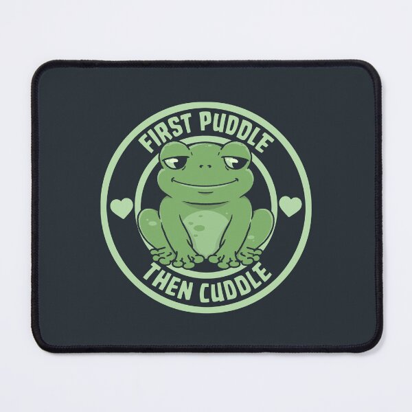 Item preview, First Puddle Then Cuddle Frog by Tobe Fonseca designed and sold by Tobe Fonseca®.