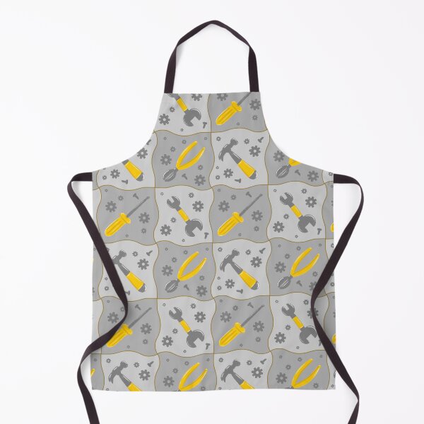 Item preview, Checkerboard grey builder tools toolbox construction repeat seamless pattern designed and sold by TipsyTauroDesigns.