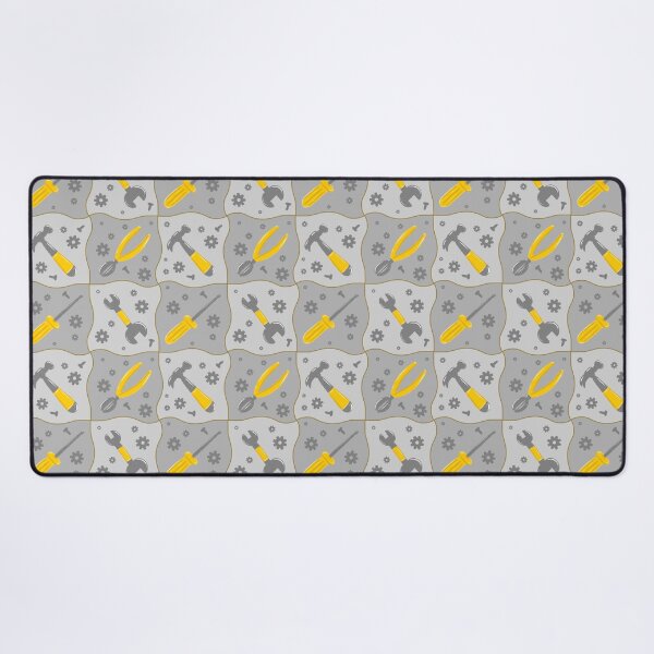 Item preview, Checkerboard grey builder tools toolbox construction repeat seamless pattern designed and sold by TipsyTauroDesigns.