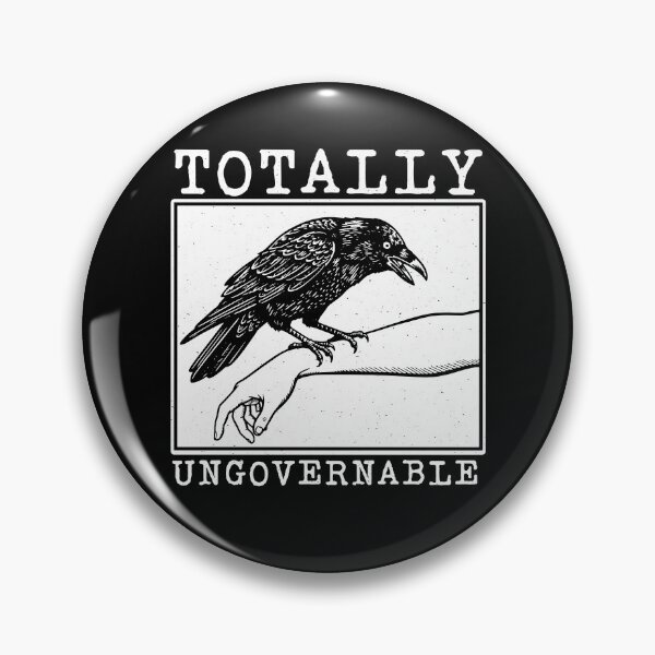 Item preview, Totally Ungovernable Crow Shirt – Funny Dark Humor Attitude Design designed and sold by gunaone-design.