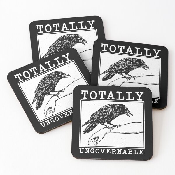 Item preview, Totally Ungovernable Crow Shirt – Funny Dark Humor Attitude Design designed and sold by gunaone-design.