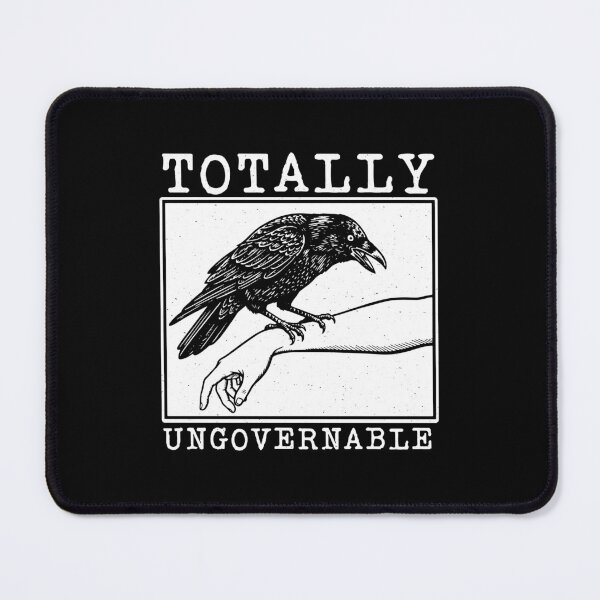 Item preview, Totally Ungovernable Crow Shirt – Funny Dark Humor Attitude Design designed and sold by gunaone-design.