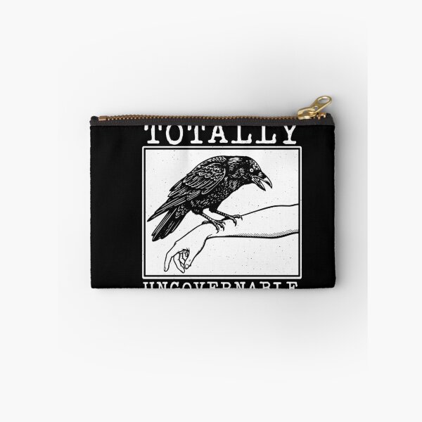 Item preview, Totally Ungovernable Crow Shirt – Funny Dark Humor Attitude Design designed and sold by gunaone-design.