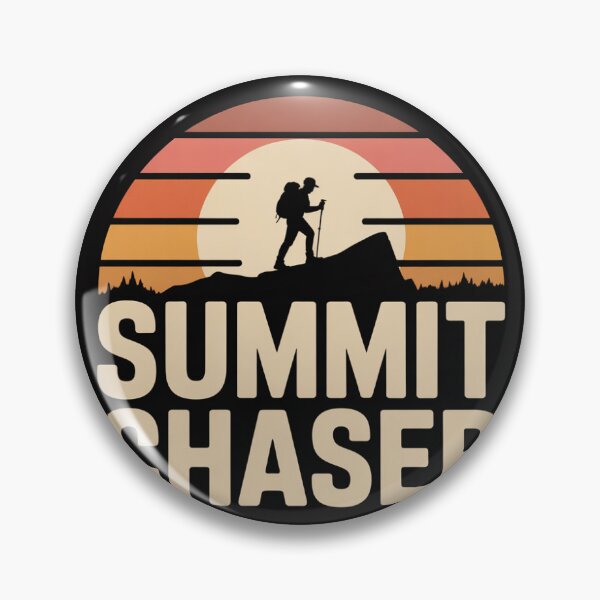 Item preview, Summit Chaser Mountain Hiker Trail Runner Design designed and sold by WildMilesCo.