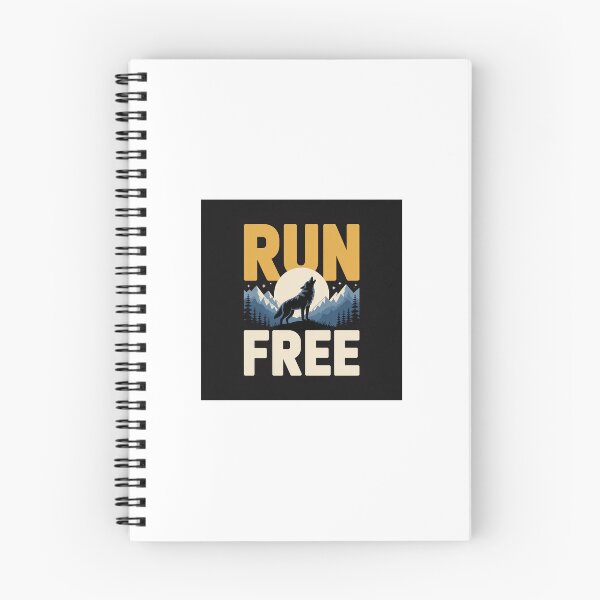 Item preview, Run Free Wolf Moon Trail Runner Design designed and sold by WildMilesCo.