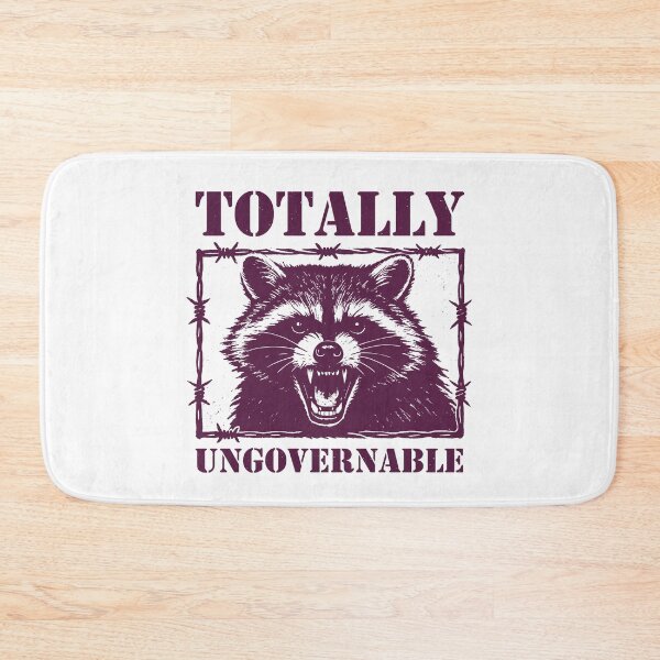 Item preview, Totally Ungovernable – Angry Raccoon designed and sold by gunaone-design.
