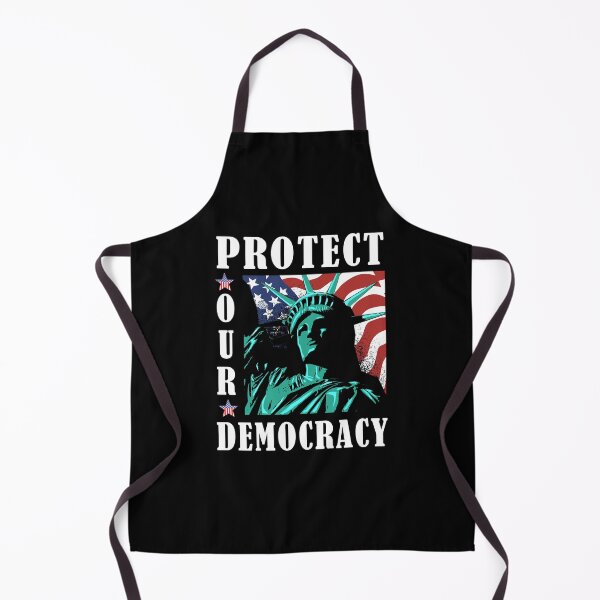 Item preview, Protect Our Democracy Statue of Liberty 4th of July Anti Facism Anti Trump designed and sold by Dmetalx Art Apparel.
