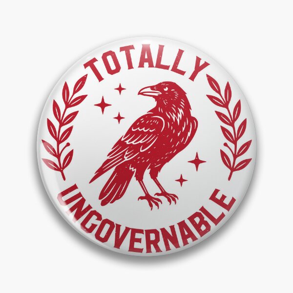 Item preview, Totally Ungovernable Crow - Funny Meme designed and sold by gunaone-design.
