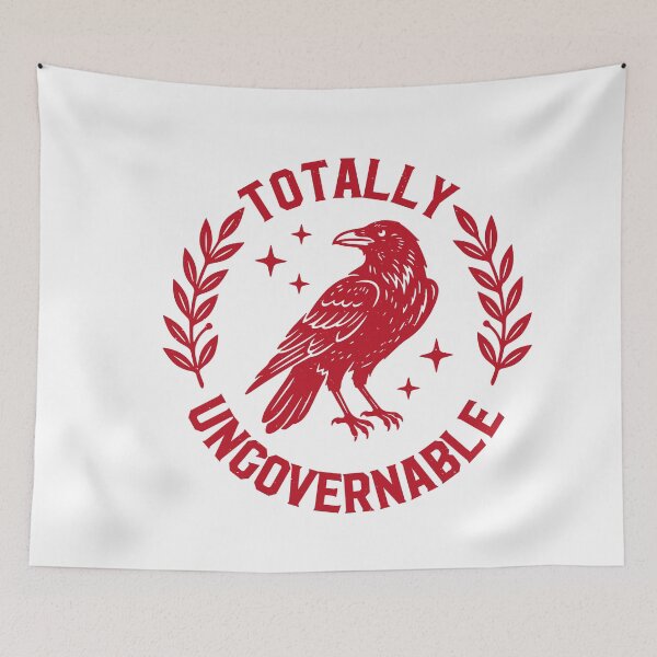 Item preview, Totally Ungovernable Crow - Funny Meme designed and sold by gunaone-design.