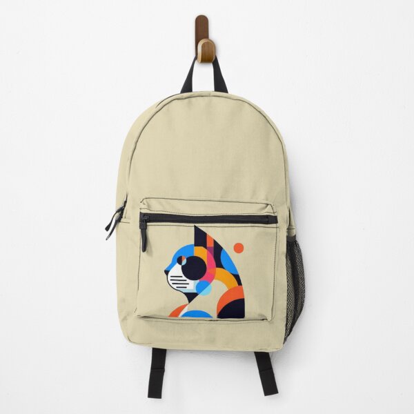 Item preview, Geometric Cat – Abstract Colorful Design designed and sold by Dogandesighn.