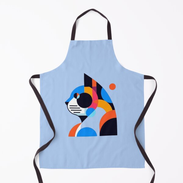 Item preview, Geometric Cat – Abstract Colorful Design designed and sold by Dogandesighn.