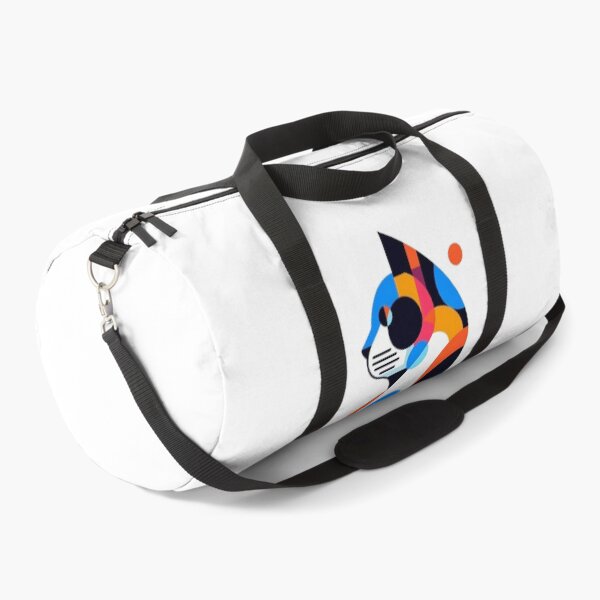 Item preview, Geometric Cat – Abstract Colorful Design designed and sold by Dogandesighn.