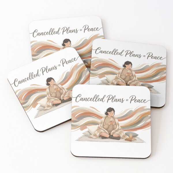 Item preview, Cancelled Plans = Peace Introvert Design designed and sold by Quiet Mode Studio.