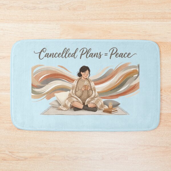 Item preview, Cancelled Plans = Peace Introvert Design designed and sold by Quiet Mode Studio.