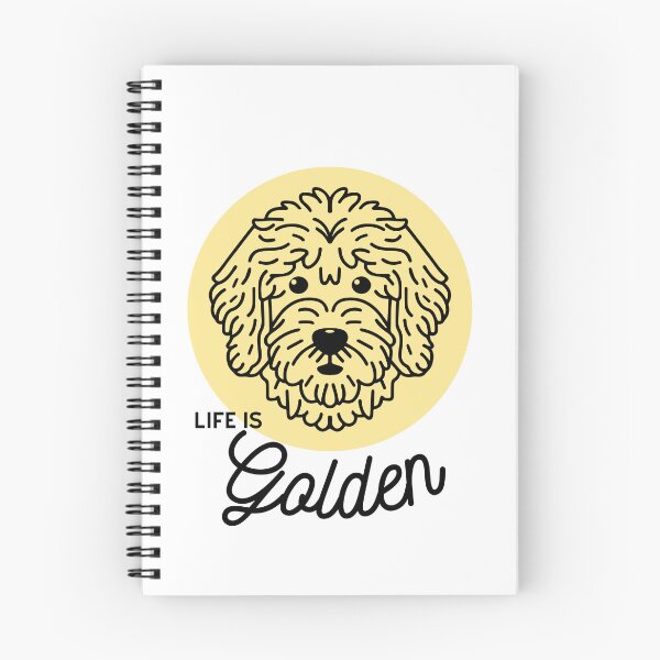 Item preview, Goldendoodle Cute Line Art Design Life Is Golden designed and sold by PeriwinkleStone.