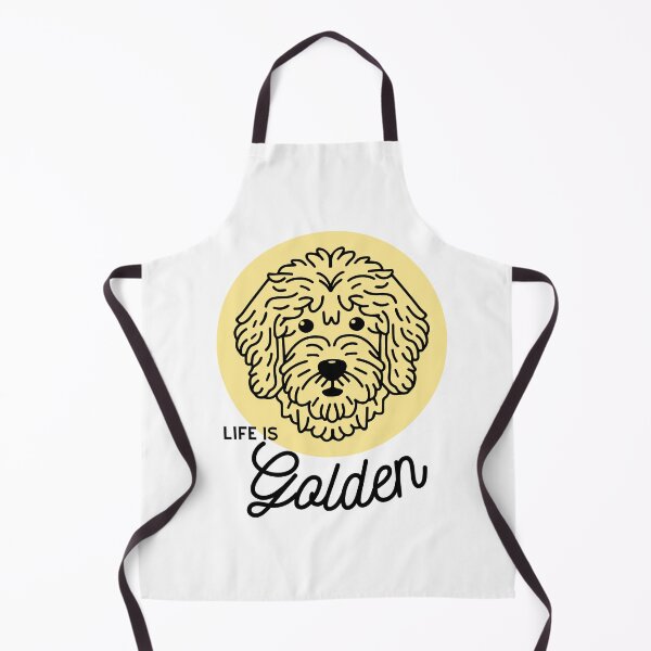 Item preview, Goldendoodle Cute Line Art Design Life Is Golden designed and sold by PeriwinkleStone.