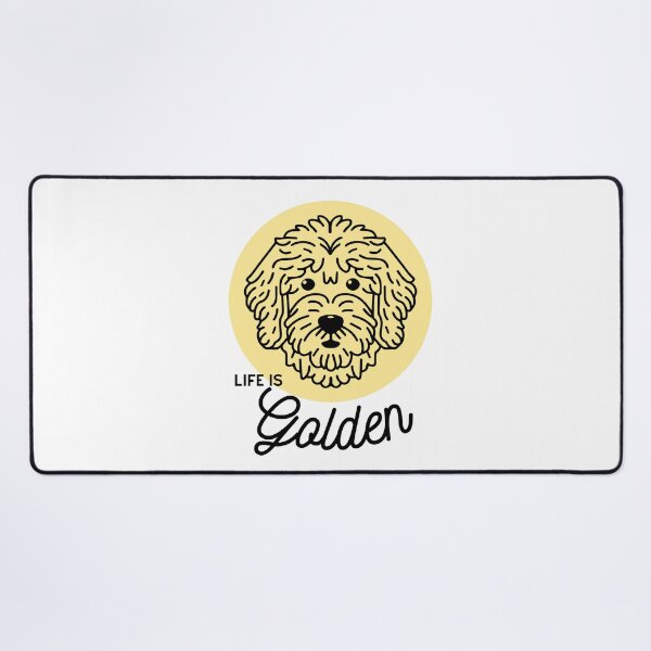 Item preview, Goldendoodle Cute Line Art Design Life Is Golden designed and sold by PeriwinkleStone.