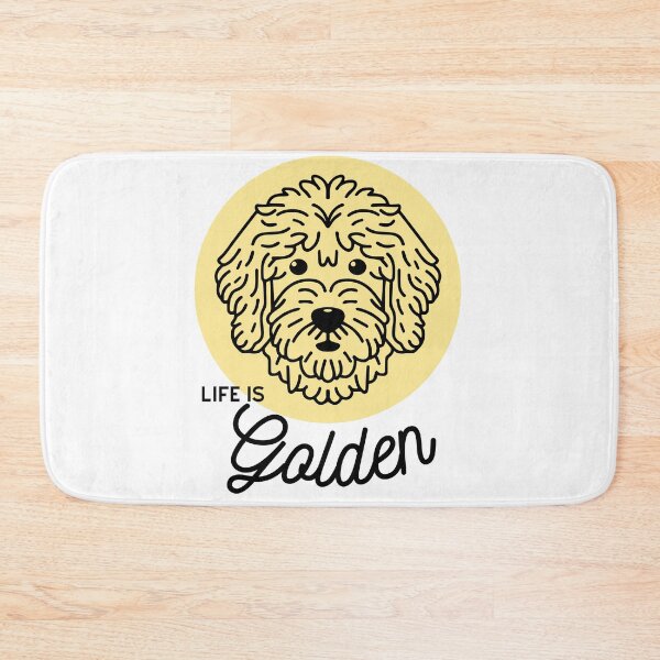 Item preview, Goldendoodle Cute Line Art Design Life Is Golden designed and sold by PeriwinkleStone.