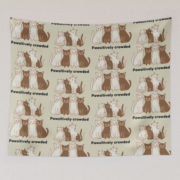 Item preview, PAWSITIVELY CROWDED - MEN AND WOMEN designed and sold by Pourtonanniv.