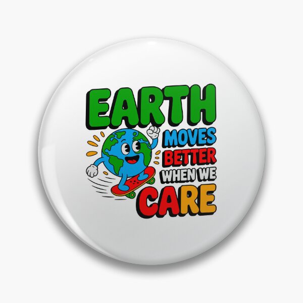 Item preview, Earth Moves Better When We Care Environmental Protection Planet Care Sustainability designed and sold by artcultreone.
