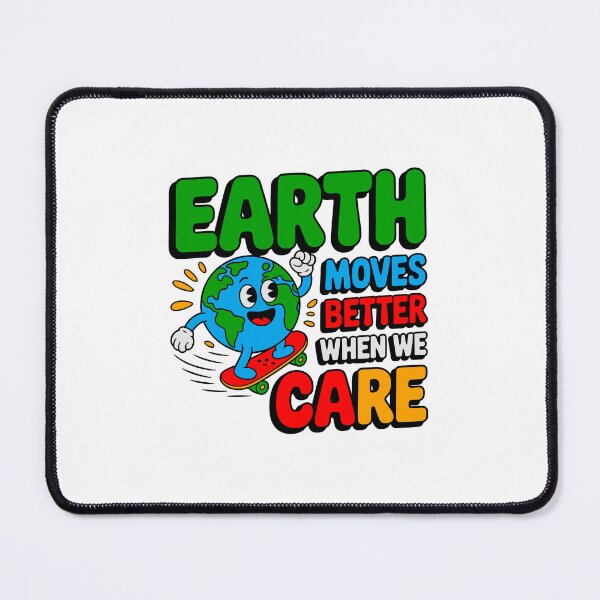 Item preview, Earth Moves Better When We Care Environmental Protection Planet Care Sustainability designed and sold by artcultreone.