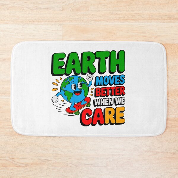 Item preview, Earth Moves Better When We Care Environmental Protection Planet Care Sustainability designed and sold by artcultreone.