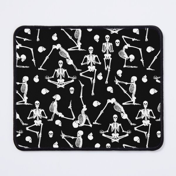 Item preview, yoga skeletons bones anatomy skull creepy designed and sold by Gossip Rag.