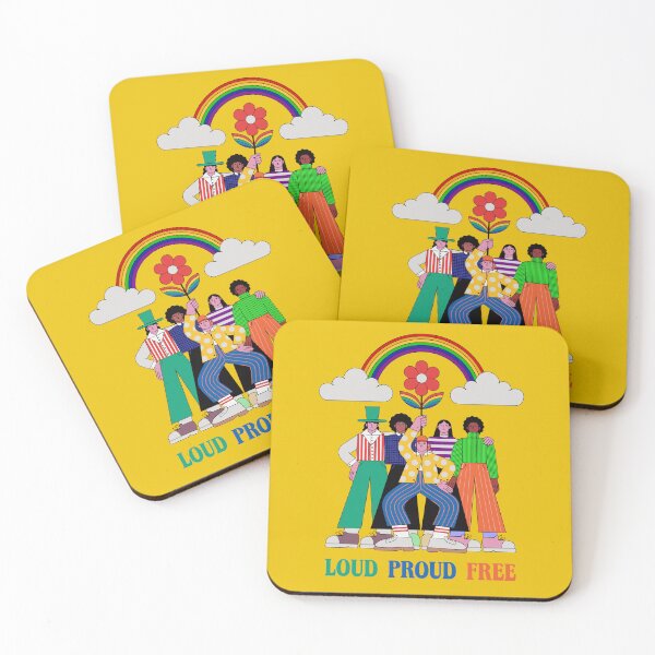 Item preview, Loud Proud Free - Vintage 70s Gay Pride  designed and sold by gayishdesign.