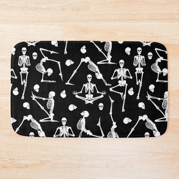 Item preview, yoga skeletons bones anatomy skull creepy designed and sold by Gossip Rag.