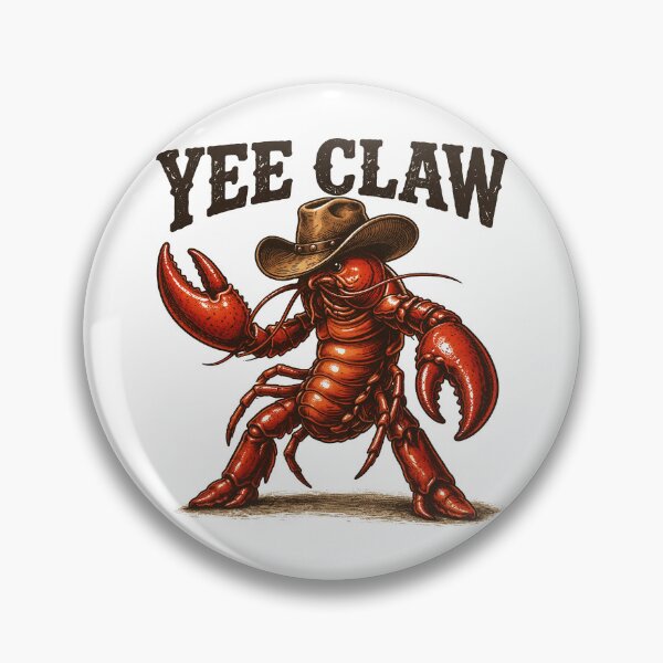 Item preview, Yee-Claw Funny Cowboy Funny Lobster Character designed and sold by Kladhadredo.