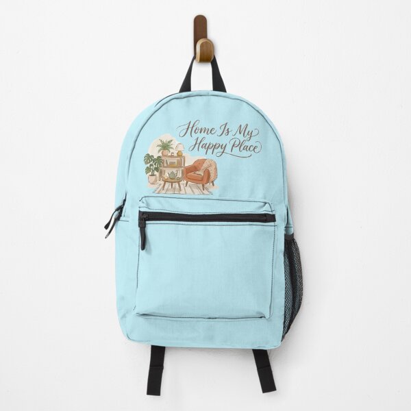 Item preview, Home Is My Happy Place Introvert Design designed and sold by Quiet Mode Studio.
