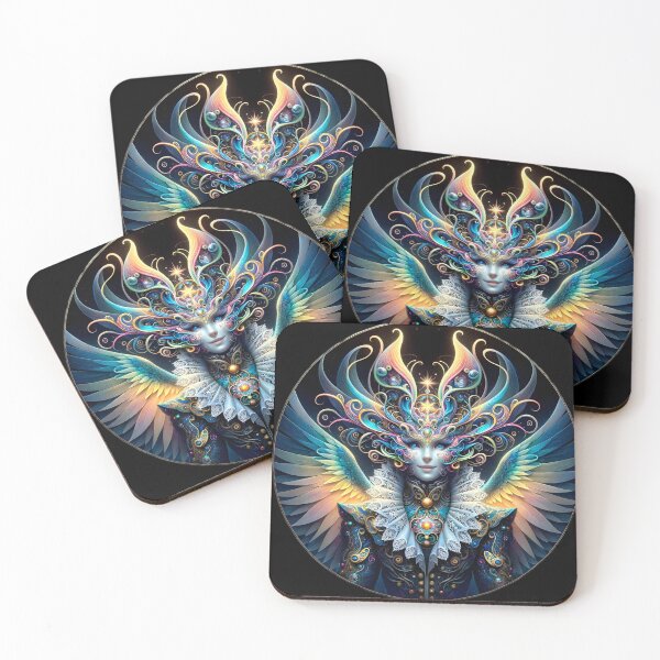 Item preview, Splendor of the higher spheres: Radiant angel of otherworldly beauty (First version) designed and sold by KunstGeist.